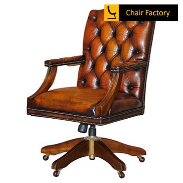 Hachiman Italian Leather Visitor Chair